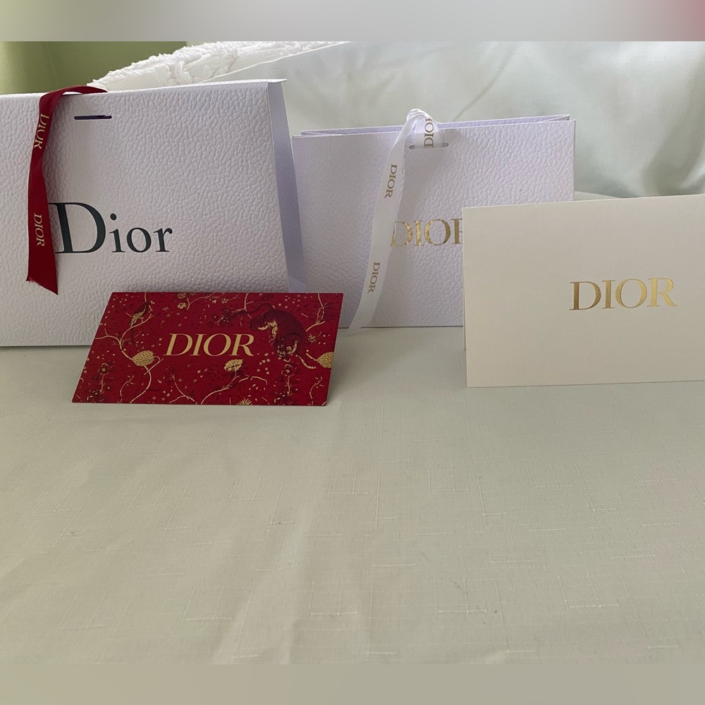 Dior shopping bags and envelopes